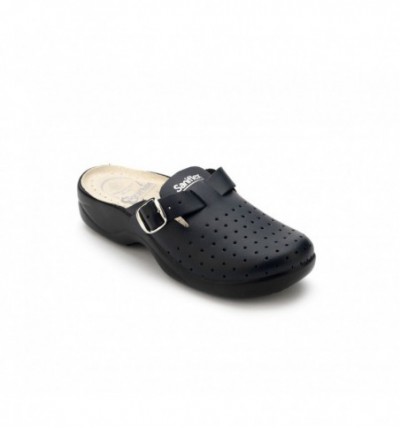 CIABATTA PELLE DONNA FORI +...
